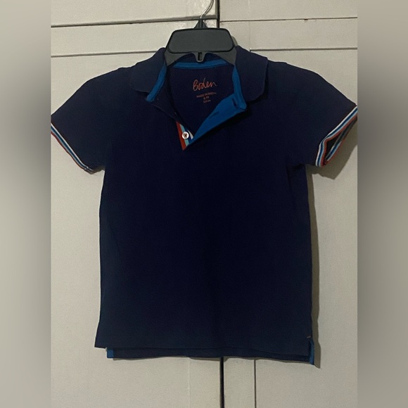 Mini Boden Pique Polo Shirt - Picture 1 of 3